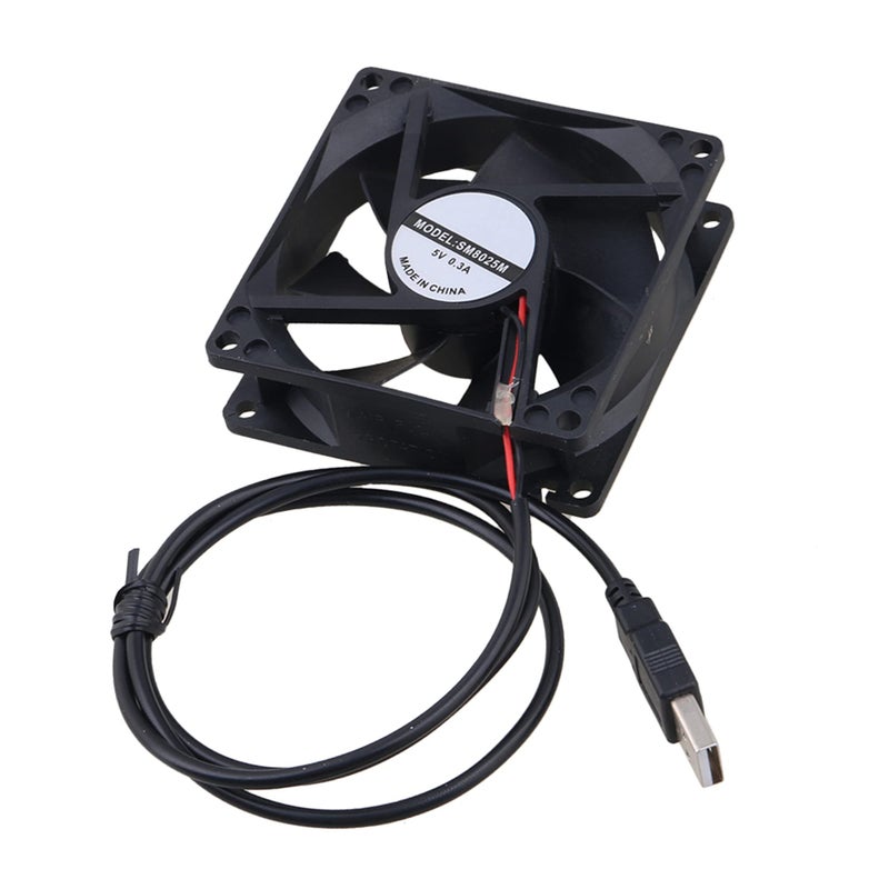 RDEXP Black 5V USB Power Silent Computer Cooling Fan for Computer Case CPU Cooler - Image 3